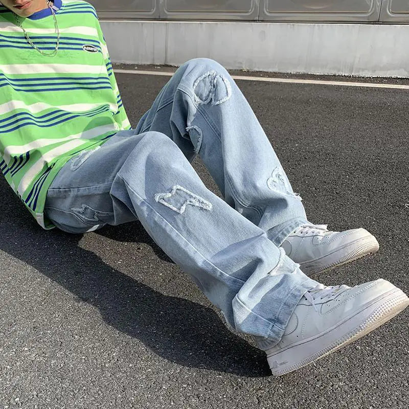 TKPA Retro Original Streetwear Graffiti Jeans