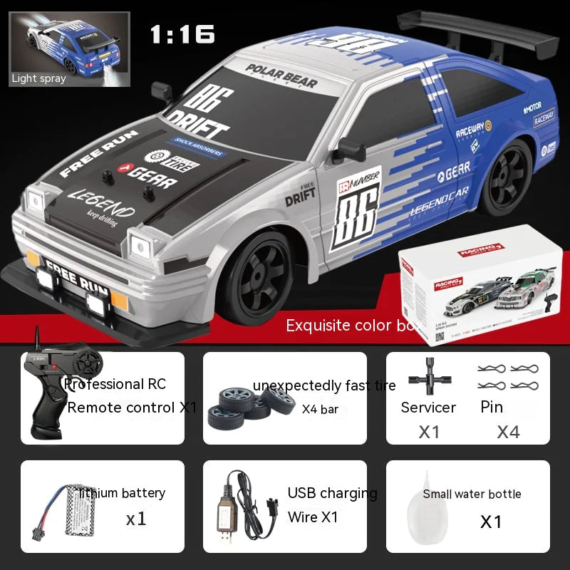 High-Speed RC Drift Car, 2.4G Remote Control, 1:16