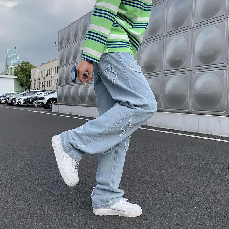 TKPA Retro Original Streetwear Graffiti Jeans